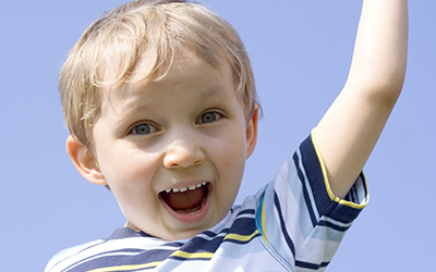 Happy smiling boy